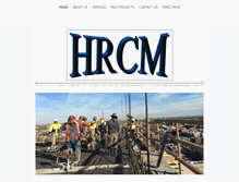 Tablet Screenshot of hudsonriverconstructionmanagement.com